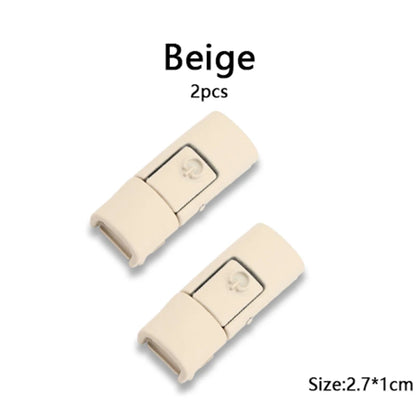 New Colorful Shoelaces Press buckle Metal Shoelace Clip Press Lock Kids Adult Shoes Accessories AF1 Sneaker Kits Metal Laces Tip