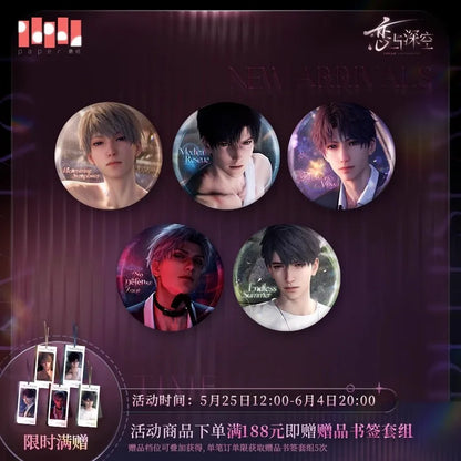 [Official Merch] Love and Deepspace Xavier Zayne Rafayel Sylus Caleb Rotating Stand Card No Defense Zone Heartstring Symphony
