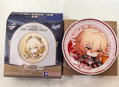 Honkai: Star Rail Castorice Cyrene Aglaea Phainon Anaxagoras Genuine Anime Cosplay Ceramic Saucer Cartoon Small Plate Dish Gift