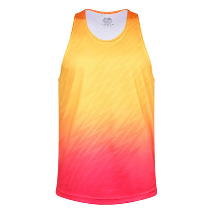 Men's Sports Vest Marathon Running Sleeveless Quick Drying Vest Ultra Light Track Field Polyester Jersey Breathable Sportswear