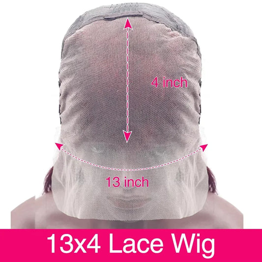 13x4 HD Lace Front Wigs 200 Density Preplucked Prebleached 99J Burgundy Colored 8-14 InchStraight Short Bob Human Hair Wigs