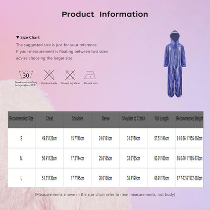 Adults Transparent Full-body Hooded Raincoat Portable Convenient One-piece Waterproof Raincoat Jumpsuit for Outdoor Workwear