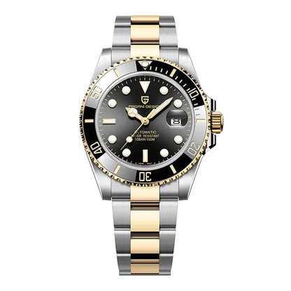 PAGANI DESIGN Diving Watch Mechanical Watch 316L Stainless Steel Luminous Waterproof Watch Top Luxury Automatic Watches Men Gift