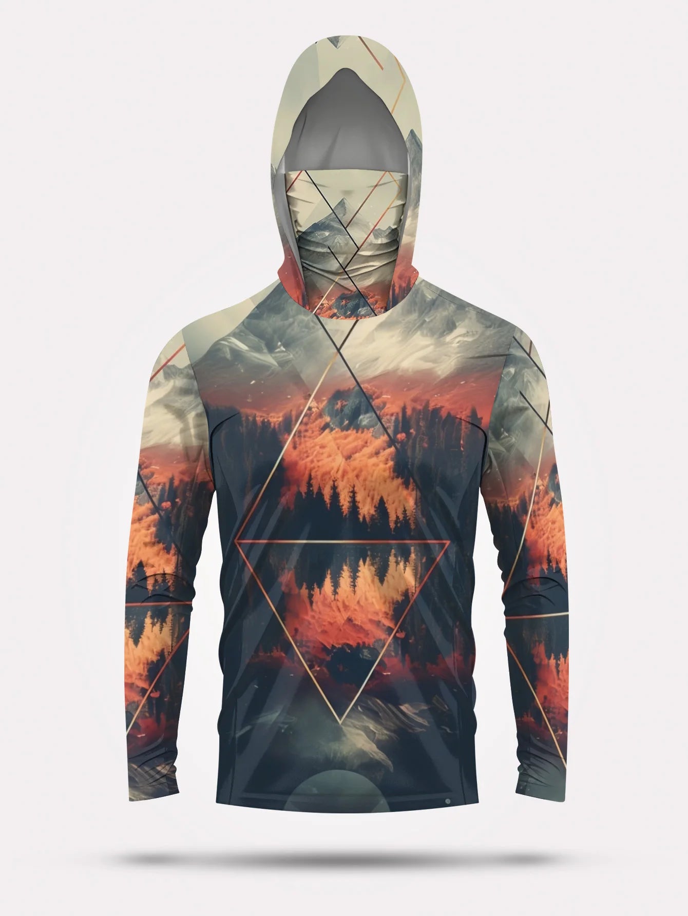 2026 Summer Best-selling Men's Long-Sleeved Shirt for Outdoor Sports Leisure Comfortable and Simple Patterned Print