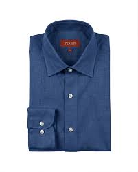Denim Linen Dress Shirt