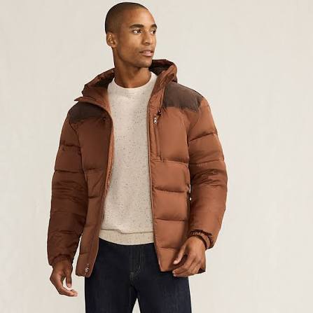 Men's Lands' End Max 600 Down Hooded Jacket