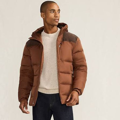Men's Lands' End Max 600 Down Hooded Jacket