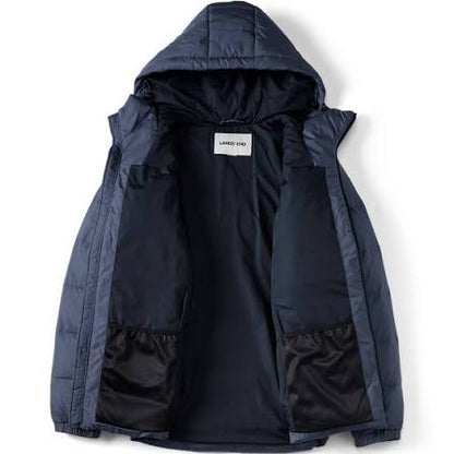 Men's Lands' End Max 600 Down Hooded Jacket
