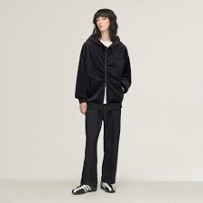 Y-3 VELVET CORDUROY ZIPPER HOODIE